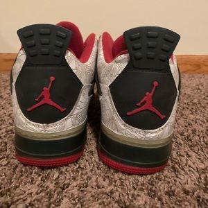 Red and white Jordan’s